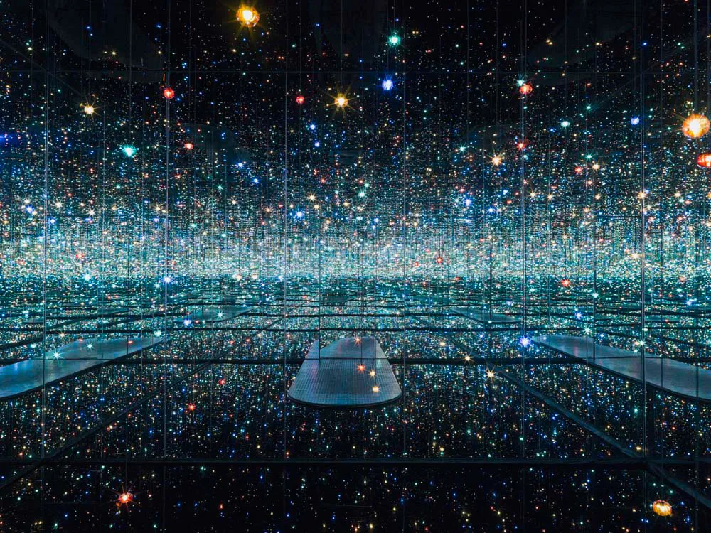 Yayoi Kusama (1929–), Infinity Mirrored Room-The Souls of Millions of Light Years Away, 2013